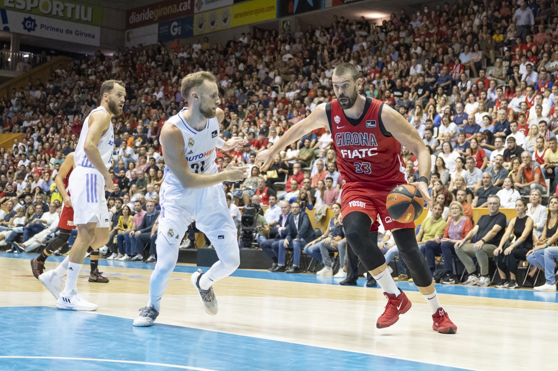Marc Gasol, en un partido de la liga ACB | Bàsquet Girona Marc Gasol, en un partido de la liga ACB | Bàsquet Girona