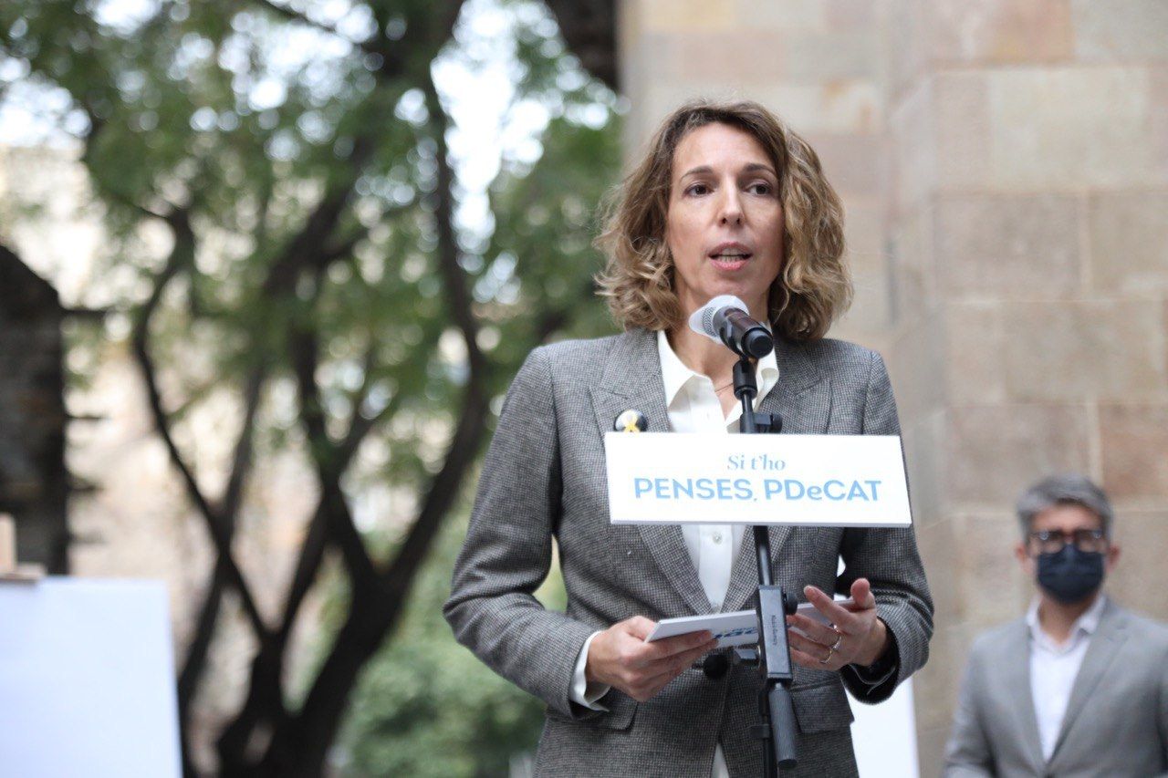 Àngels Chacón, en un acte del PDeCAT | PDeCAT