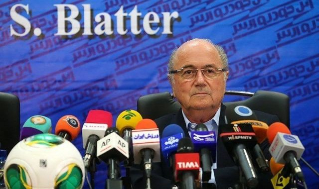 FIFA President Sepp Blatter in Tehran 02