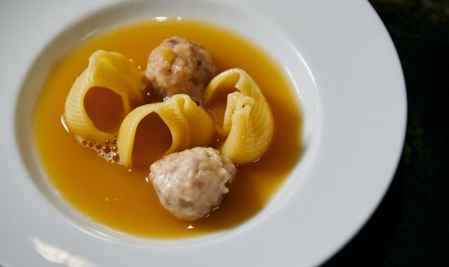 Sopa de galets del restaurante Sintonía | Cedida