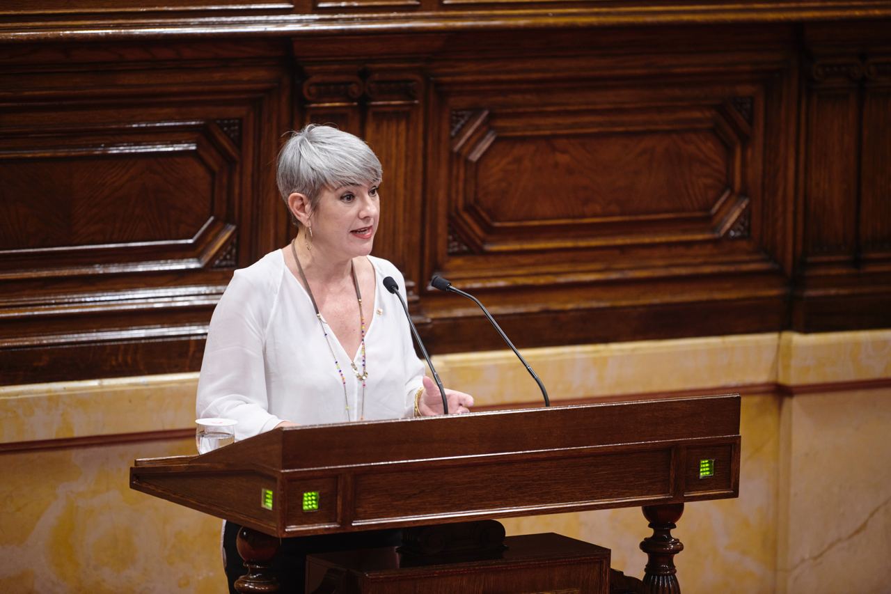 Imagen de Lourdes Ciuró en el Parlament | Generalitat Imagen de Lourdes Ciuró en el Parlament | Generalitat