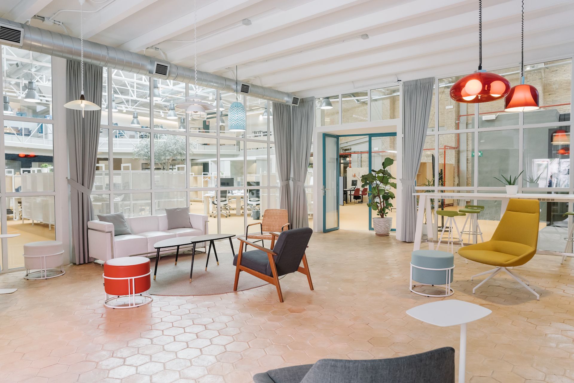 Espacio de coworking de WayCO enclavado en los barrios de Valencia Ruzafa y Eixample | Cedida