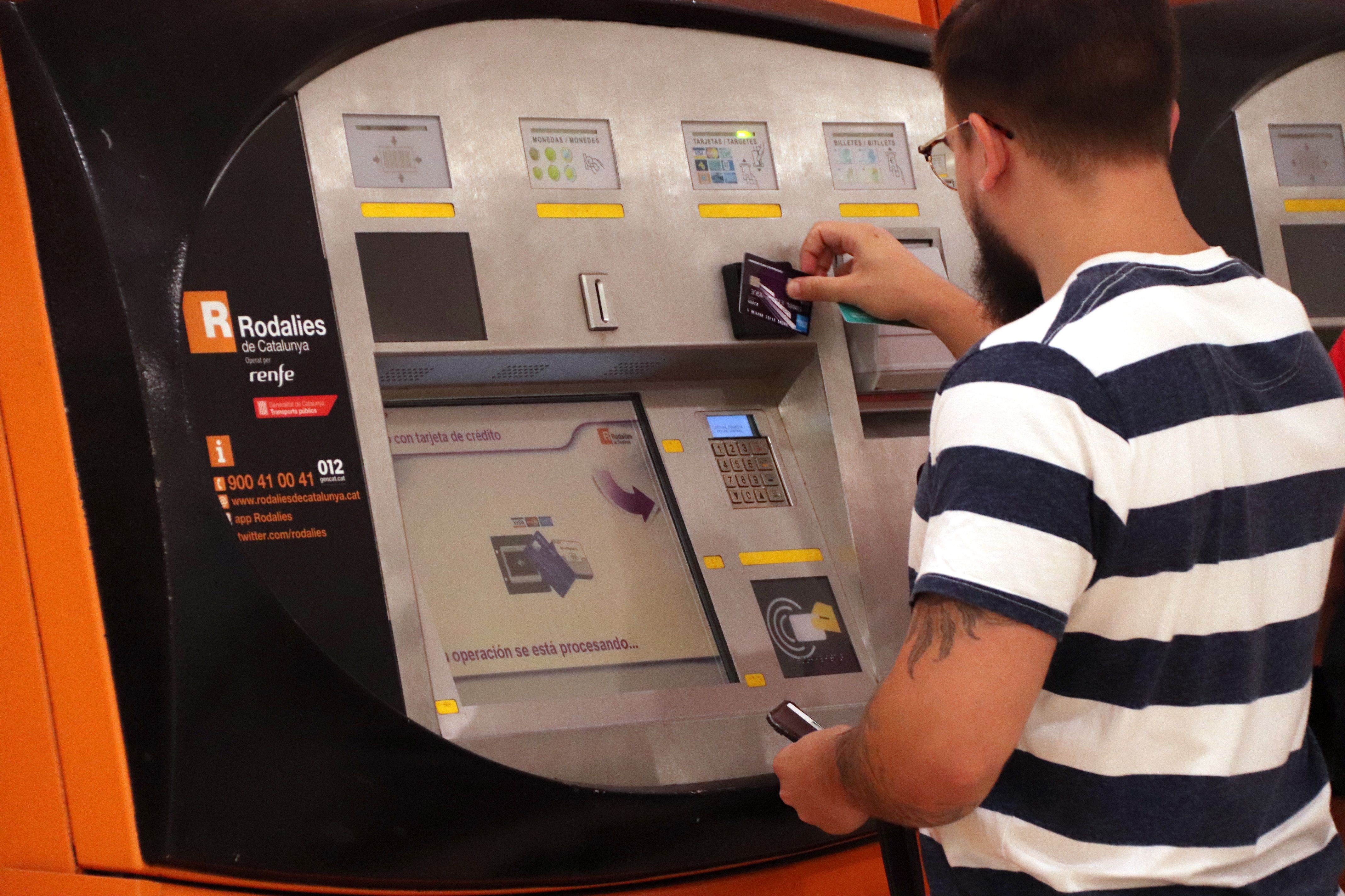 Imatge d'una màquina de Renfe | ACN Imatge d'una màquina de Renfe | ACN