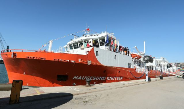 Imagen del buque de suministro de GNL | Port de Barcelona