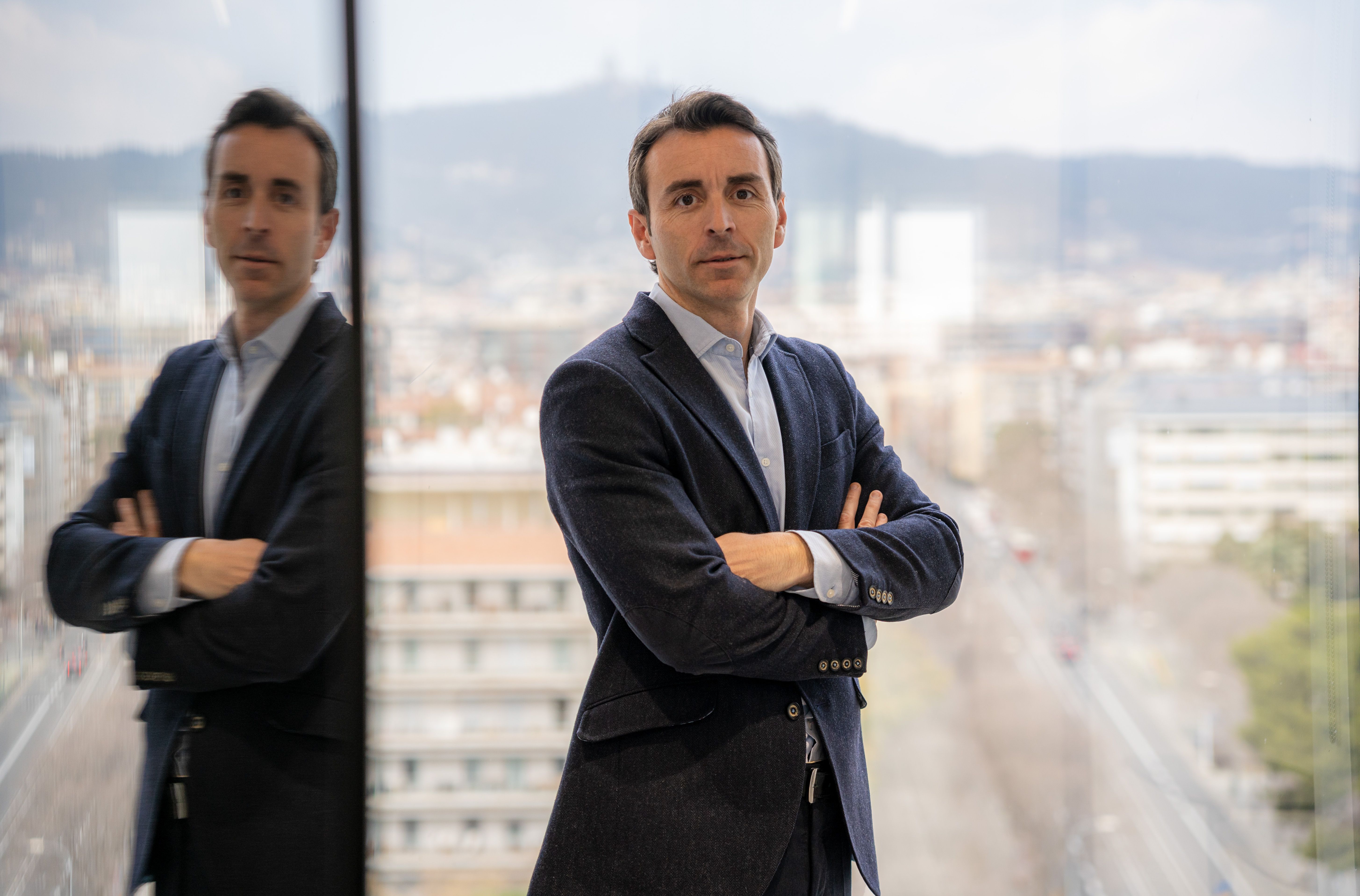 Xavier Güell en las oficinas de CBRE Barcelona | Carolina Santos