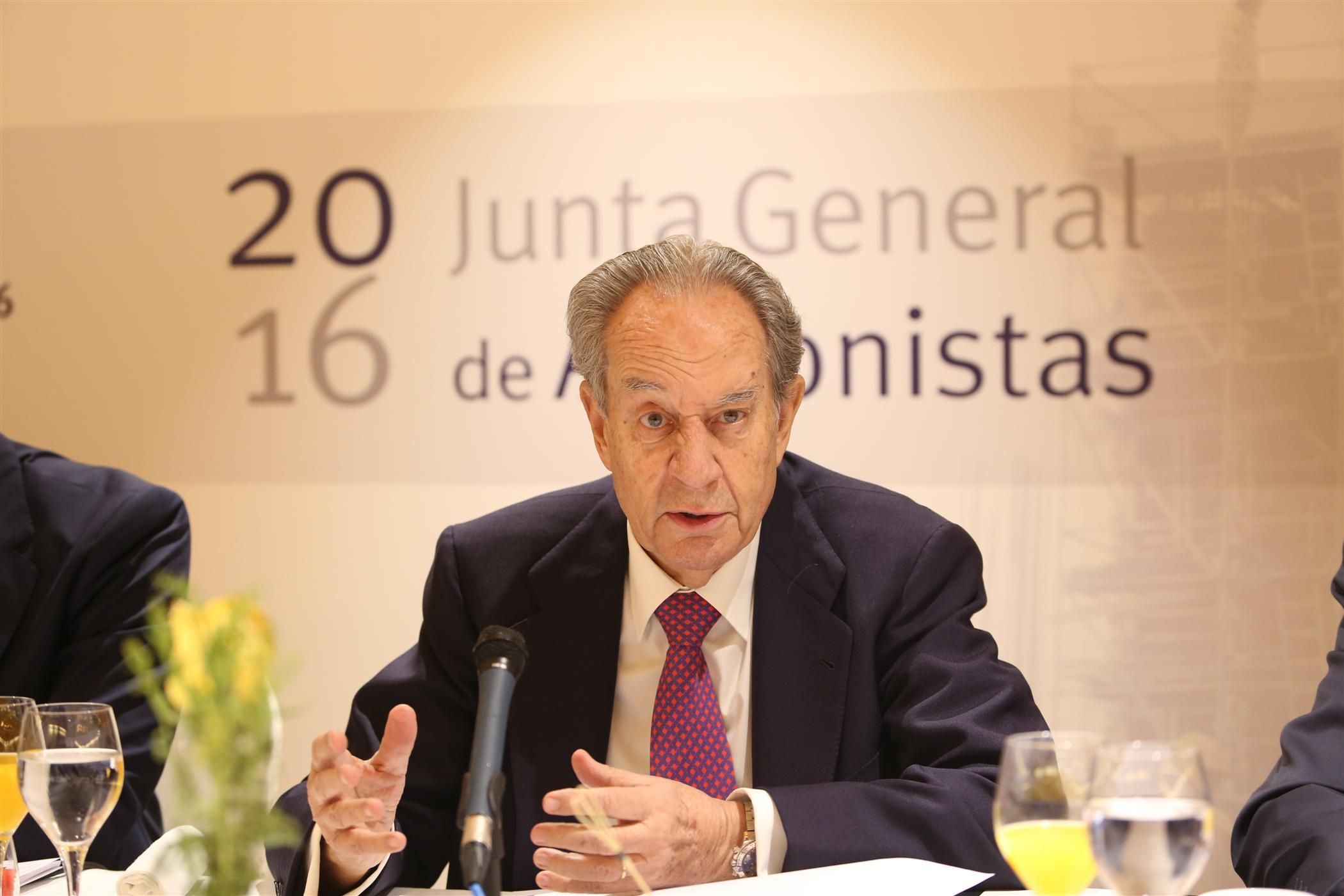 Juan Miguel Villar Mir en una junta general de accionistas de OHL (la actual, OHLA) | Europa Press | ARCHIVO Juan Miguel Villar Mir en una junta general de accionistas de OHL (la actual, OHLA) | Europa Press | ARCHIVO