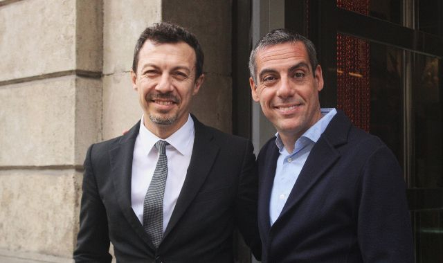 Michele Camolei i Joaquim Clos a l'hotel Claris | Cedida