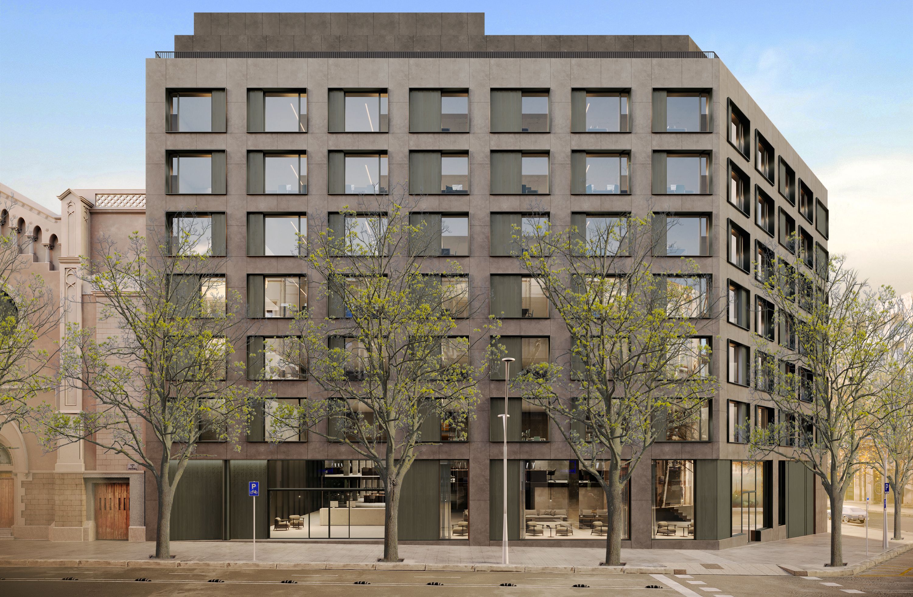 Edificio ubicado en la calle Provença 206 | Cedida Edificio ubicado en la calle Provença 206 | Cedida