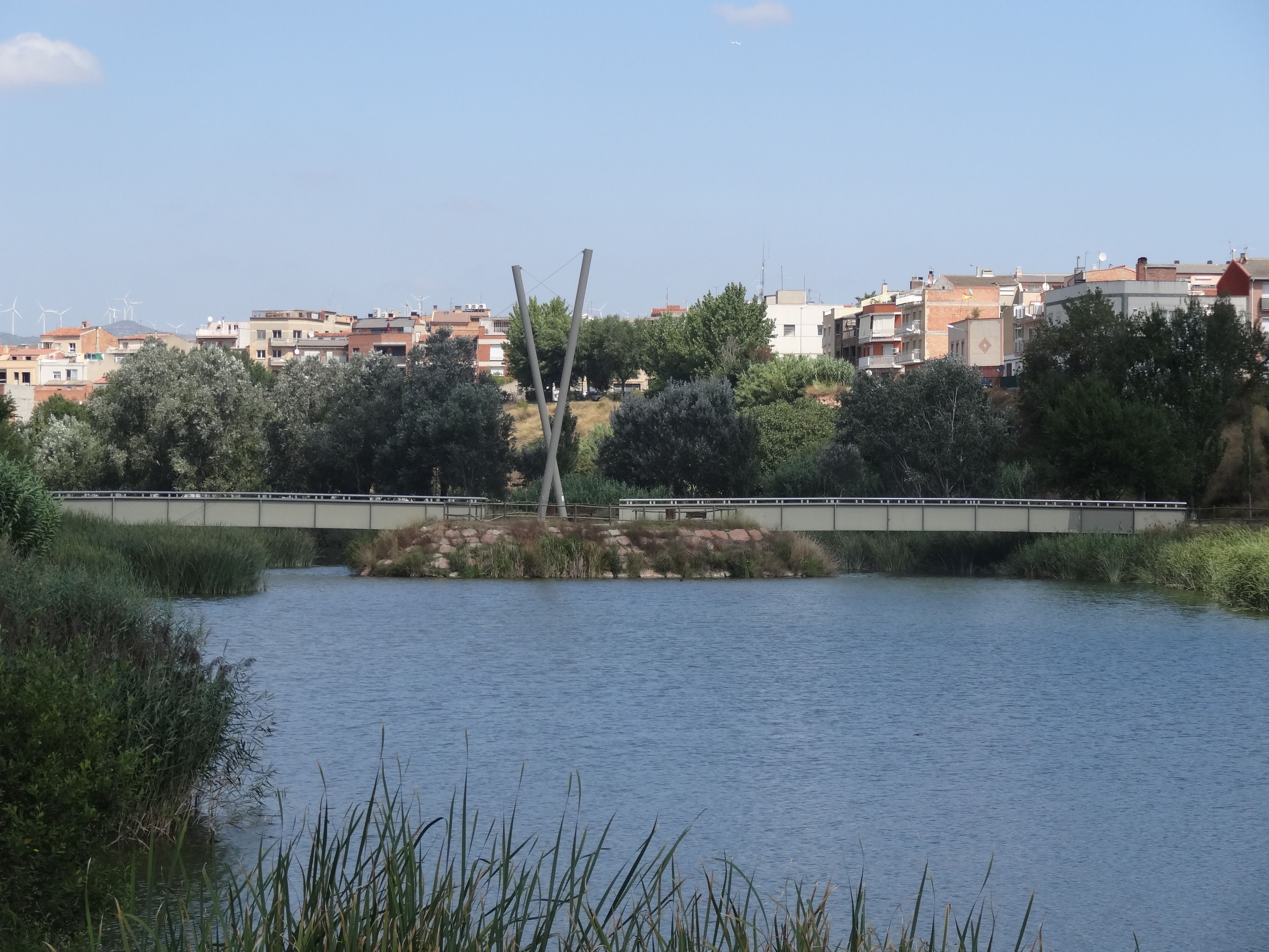 Imatge del parc fluvial de Vilanova del Camí | Viquipèdia