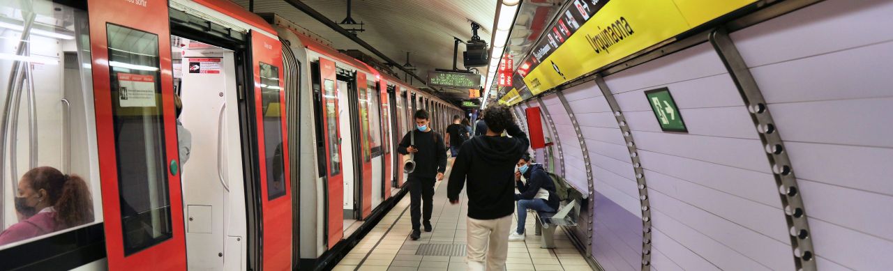 Una de les línies del metro de Barcelona | Cedida Una de les línies del metro de Barcelona | Cedida