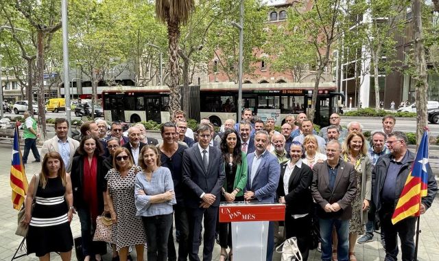 Els membres de la candidatura d'Eines de País a Barcelona | Cedida