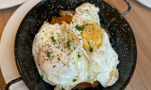 Huevos a la riojana del Restaurant Banquet | Lourdes López