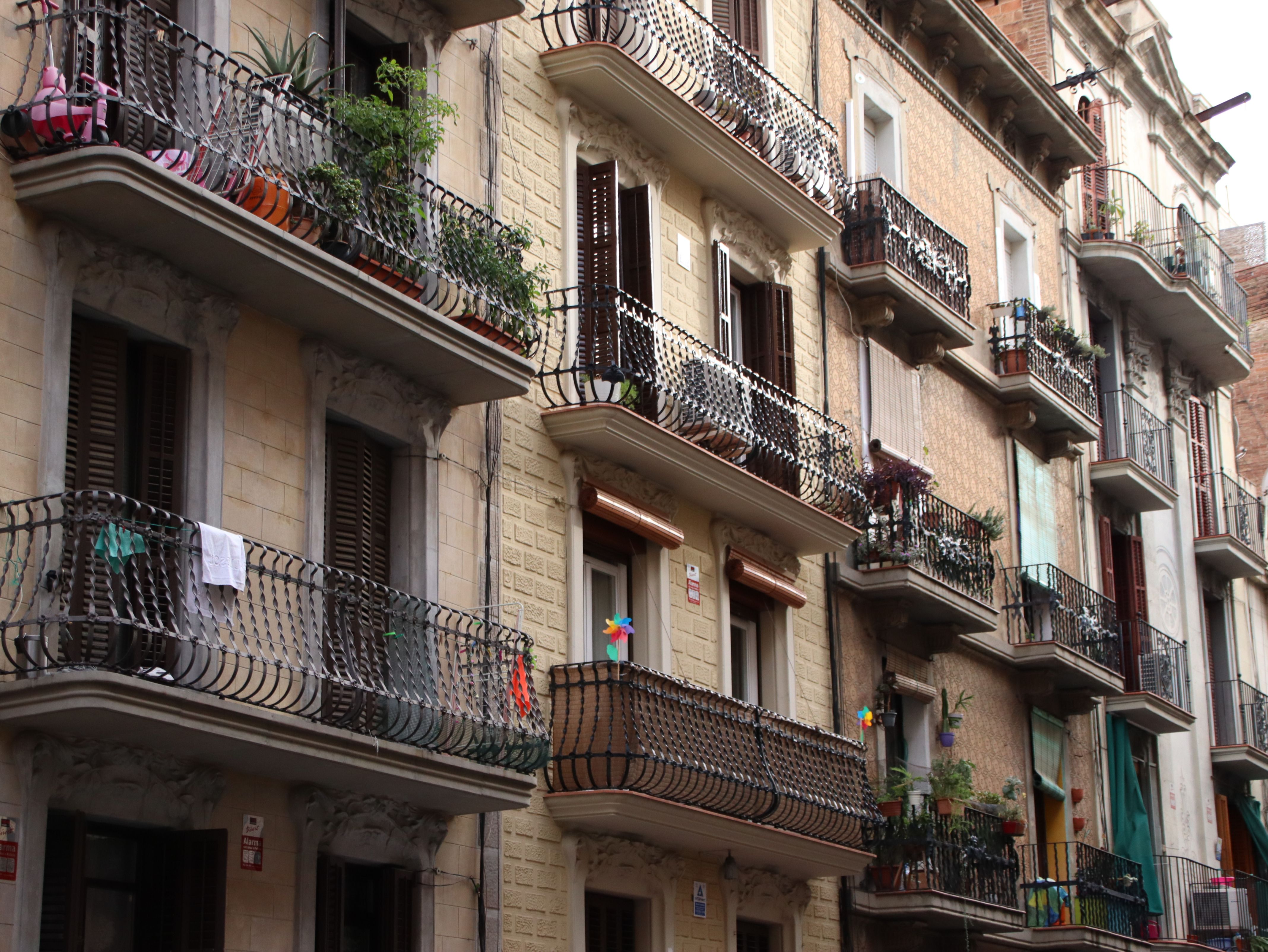 Imatge d'un edifici al barri del Poble-sec | ACN Imatge d'un edifici al barri del Poble-sec | ACN