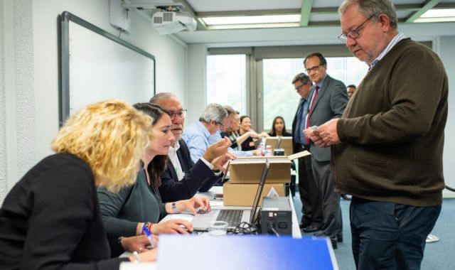 Les anteriors votacions a la Cambra de Comerç de Barcelona | Cedida Les anteriors votacions a la Cambra de Comerç de Barcelona | Cedida