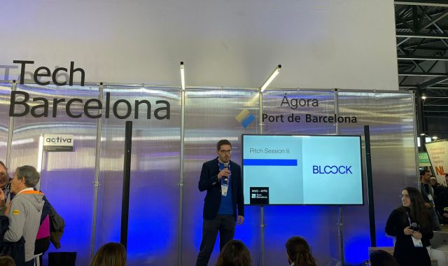 Els impulsors de Bloock al Tech Barcelona | Twitter