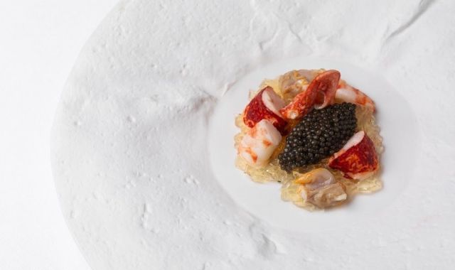 Caviar, llamàntol nacional, llagostí del Delta i escopinyes gallegues XL, de l'Hotel Majestic | Cedida