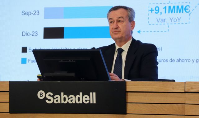César González-Bueno, conseller delegat del Banc Sabadell | ACN - Maria Asmarat