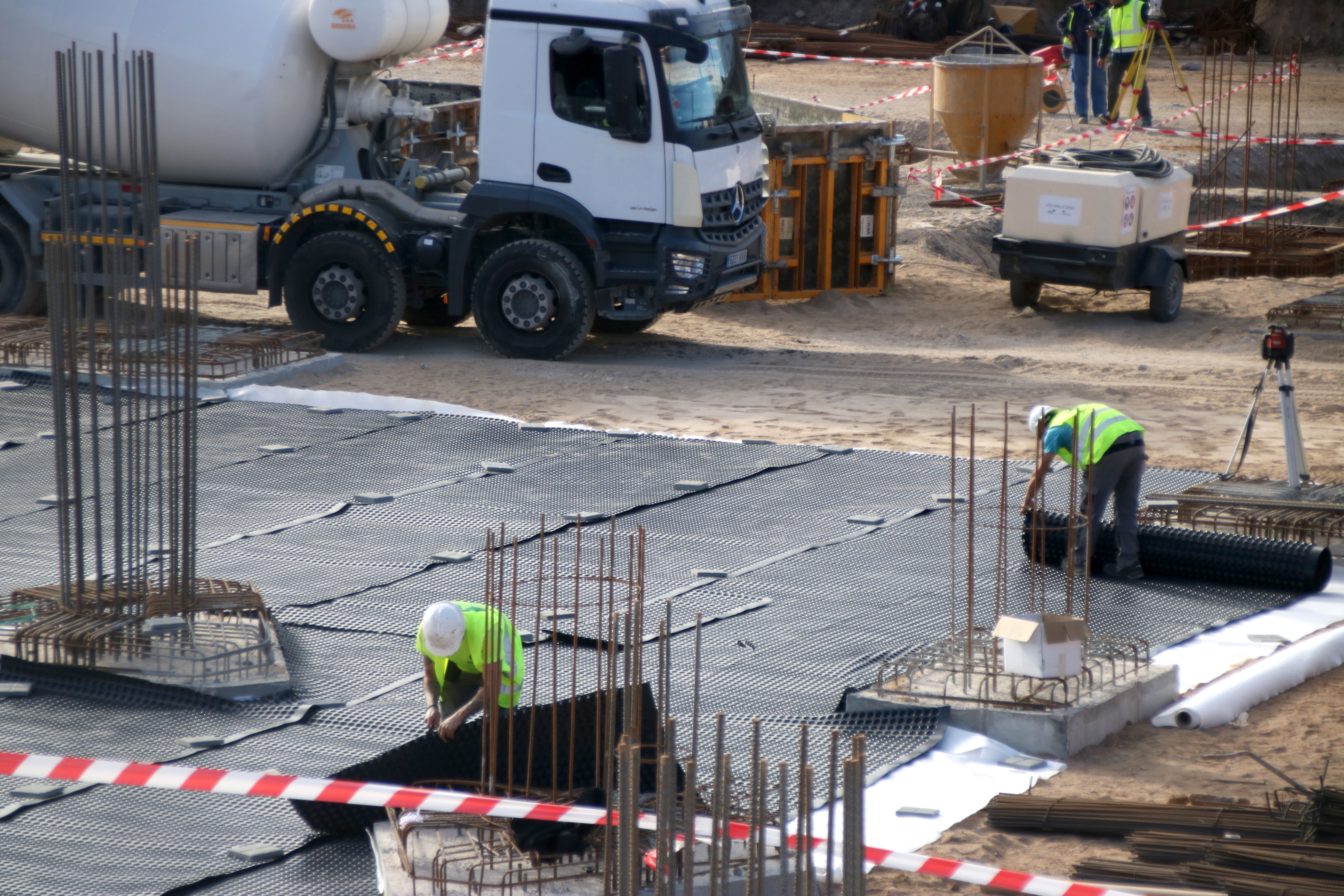 La licitació d'obres públiques a Catalunya va caure fins als 3.213,8 milions d'euros | ACN