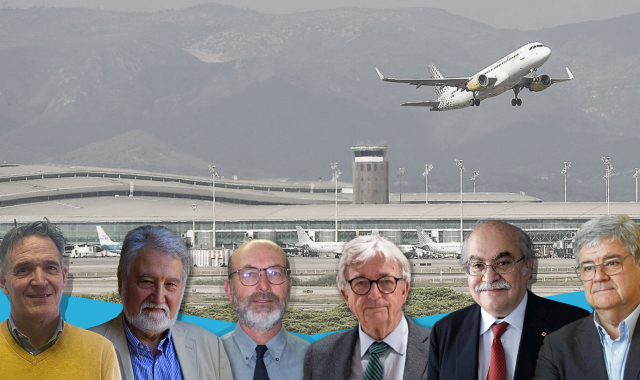 Joaquim Coello, Guillem López Casasnovas i Andreu Mas-Colell, alguns dels autors de l'article sobre l'ampliació de l'aeroport del Prat | VIA Empresa