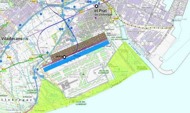 Simulació de la proposta d'una ciutat aeroportuària