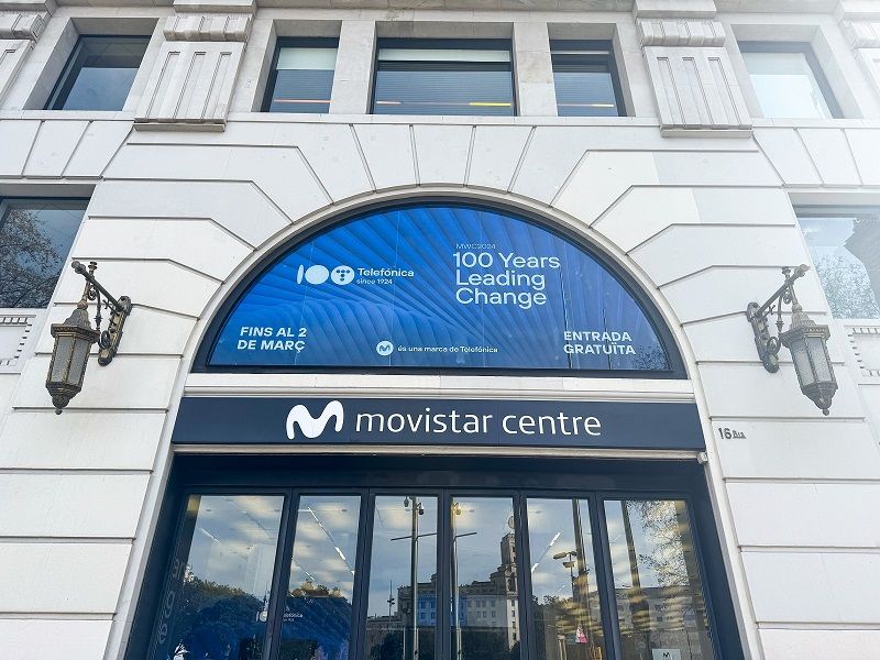 Exterior del Movistar Centre de Barcelona | Cedida Exterior del Movistar Centre de Barcelona | Cedida
