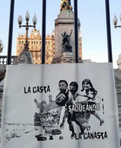 Un cartel de protesta en Argentina contra la casta | Joan Queralt