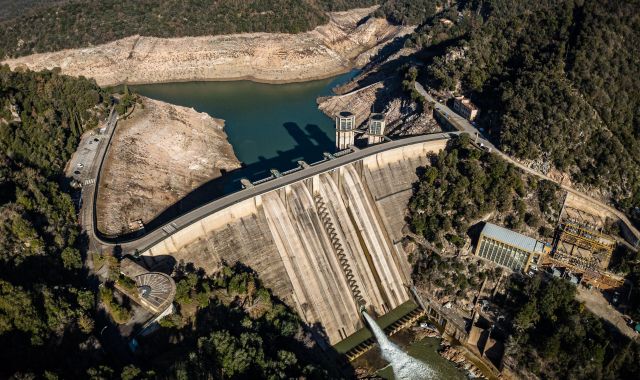 Vista de la presa del pantà de Sau | ACN