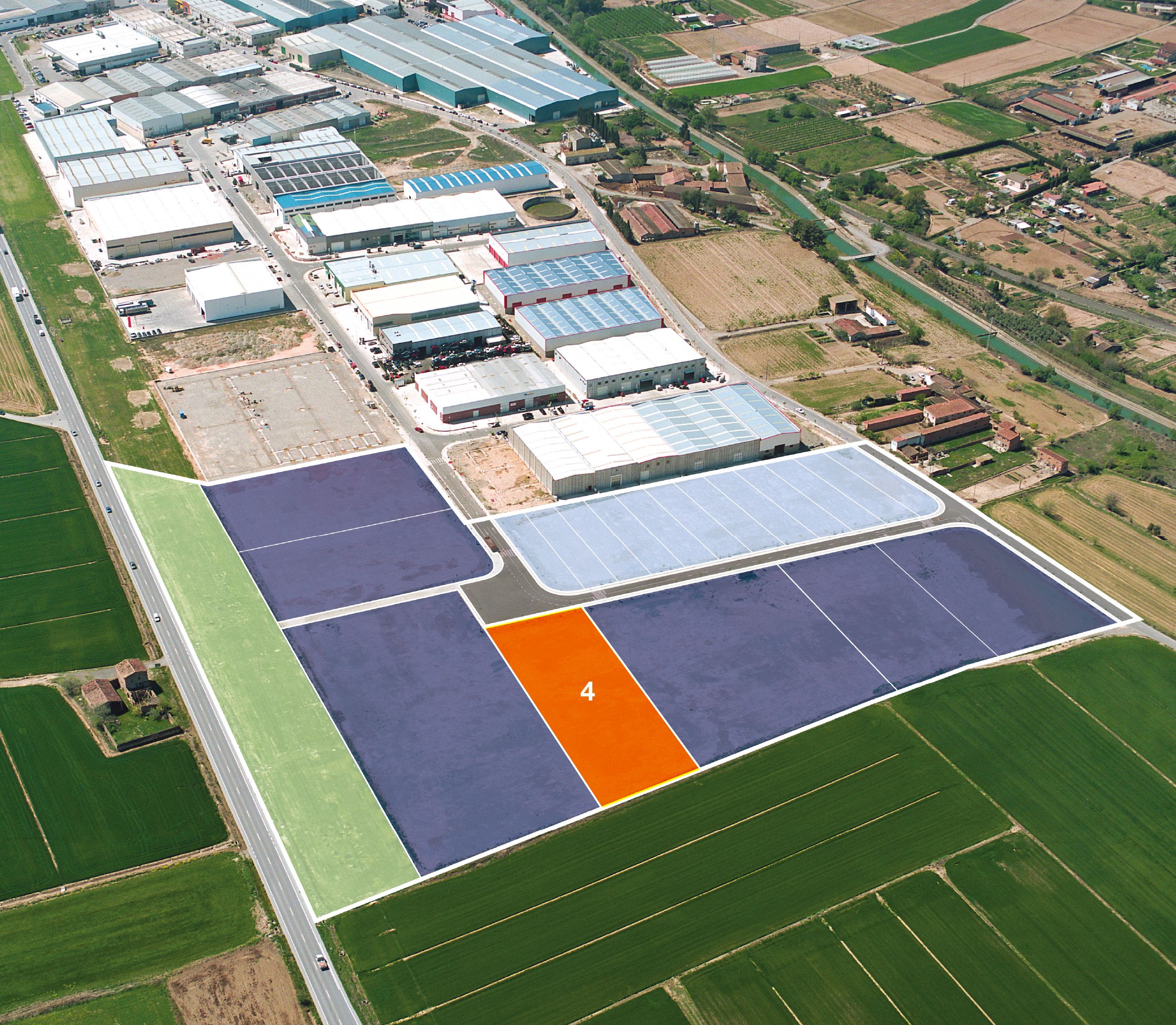 La parcela del sector Campllong III en Balaguer donde se ubica la empresa | ACN La parcela del sector Campllong III en Balaguer donde se ubica la empresa | ACN