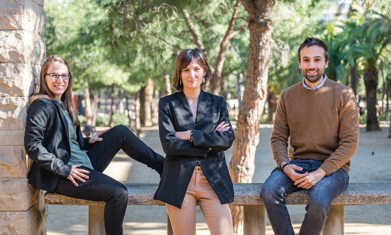 Sara Toledano, Júlia Rodríguez i Javier García, cofundadors de Sycai Medical | Cedida Sara Toledano, Júlia Rodríguez i Javier García, cofundadors de Sycai Medical | Cedida