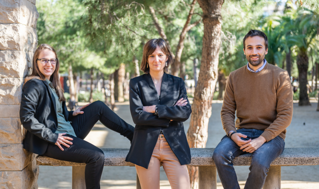 Sara Toledano, Júlia Rodríguez y Javier García, cofundadores de Sycai Medical | Cedida