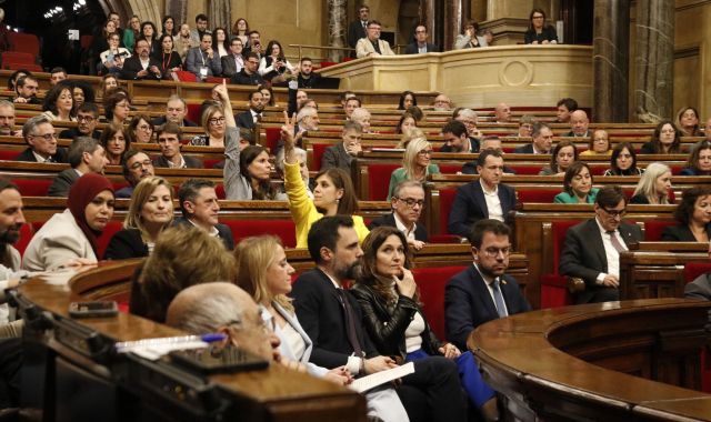 Un ple del Parlament de <apertium-notrans>Cataluña</apertium-notrans> durando el marzo de 2024 | ACN