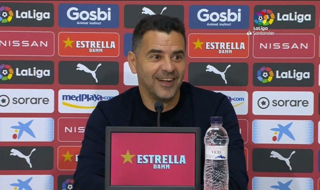 Míchel, entrenador del Girona FC, en roda de premsa | Girona FC