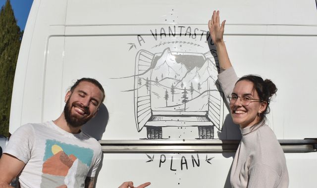 La Saray Espinosa i el Ruben Roque, fundadors de 'A Vantastic Plan' a Barcelona