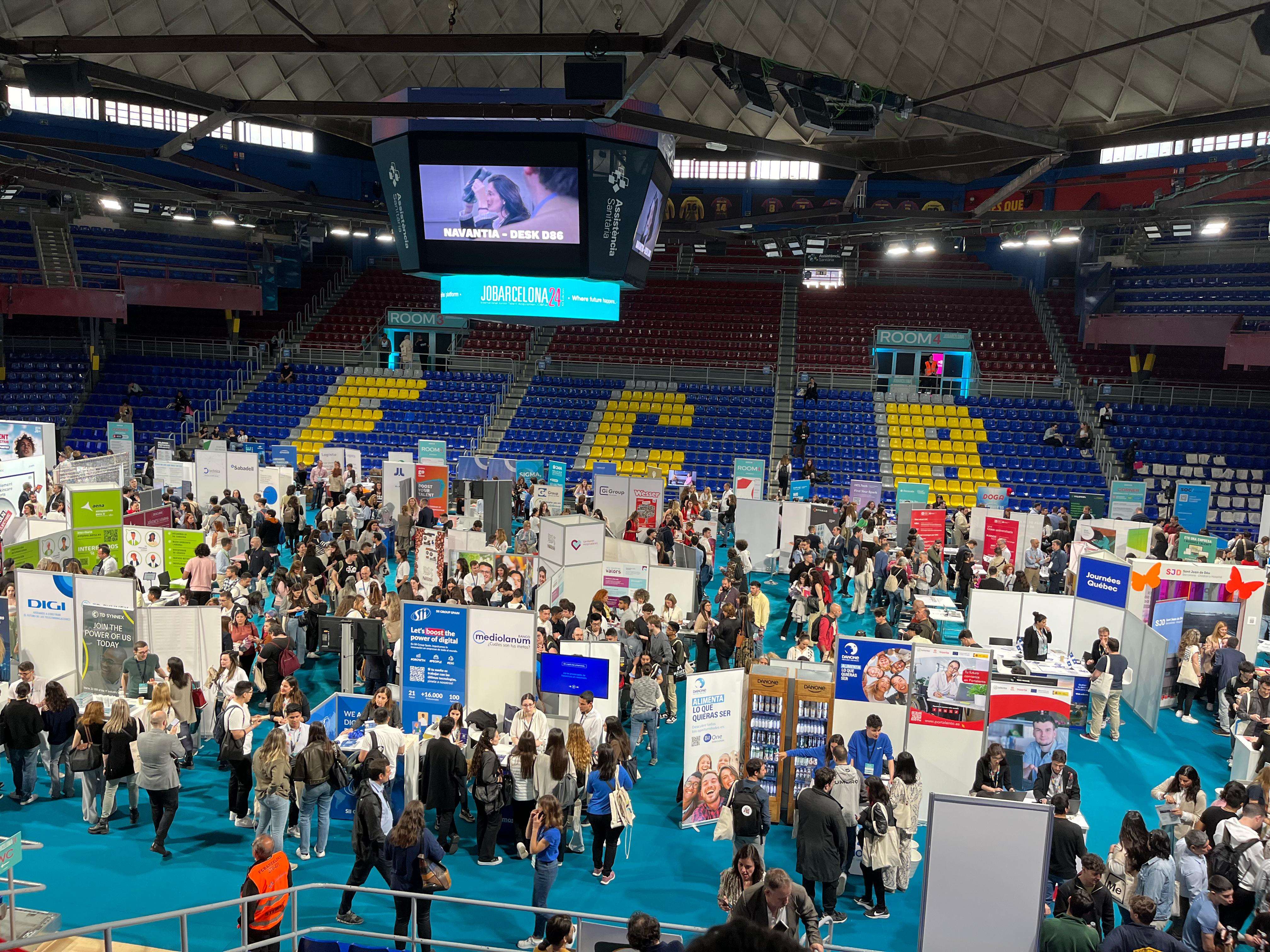 El JOBarcelona'24 ha contado con más de 115 empresas y 15.000 candidatos | VIA Empresa El JOBarcelona'24 ha contado con más de 115 empresas y 15.000 candidatos | VIA Empresa