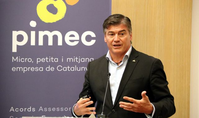 El president de Pimec, Antoni Cañete | ACN