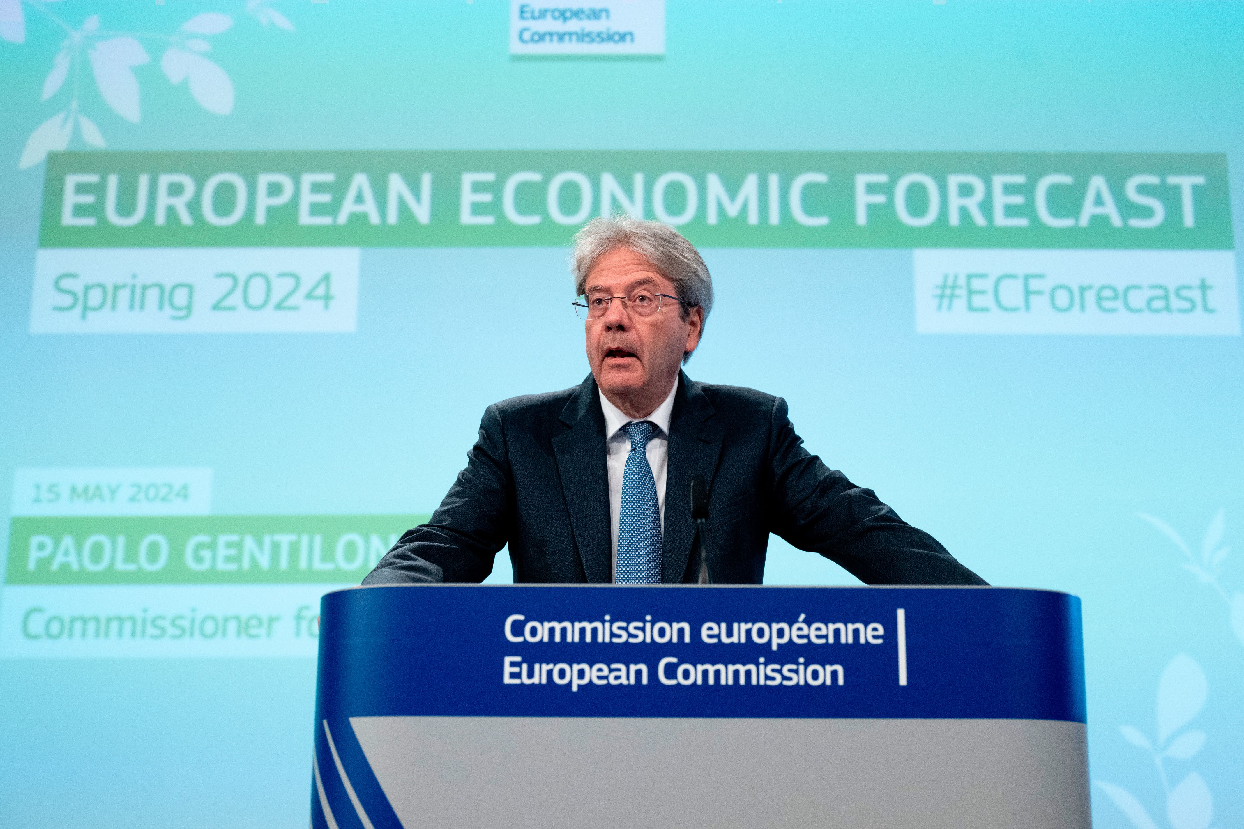 Brussel·les millora fins al 2,1% la previsió de creixement de l'Estat per al 2024 Brussel·les millora fins al 2,1% la previsió de creixement de l'Estat per al 2024