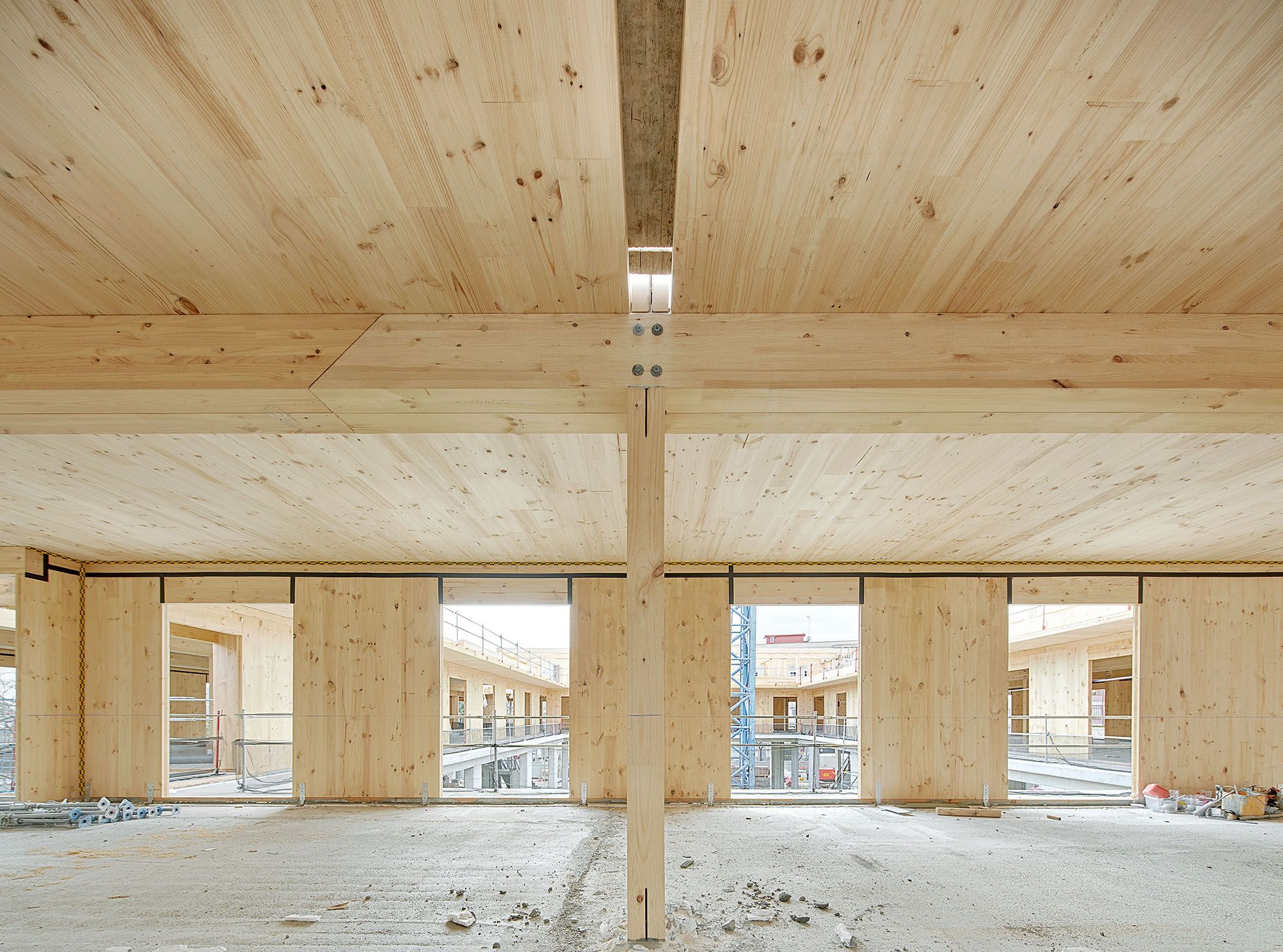 Edifici en construcció a Cornellà de Llobregat dels arquitectes Peris+Toral | Cedida Edifici en construcció a Cornellà de Llobregat dels arquitectes Peris+Toral | Cedida