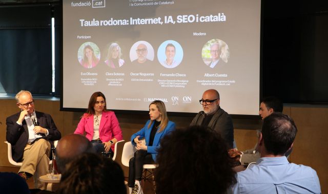 Taula rodona organitzada per la Fundació.cat amb motiu del Dia d'Internet | Cedida Taula rodona organitzada per la Fundació.cat amb motiu del Dia d'Internet | Cedida