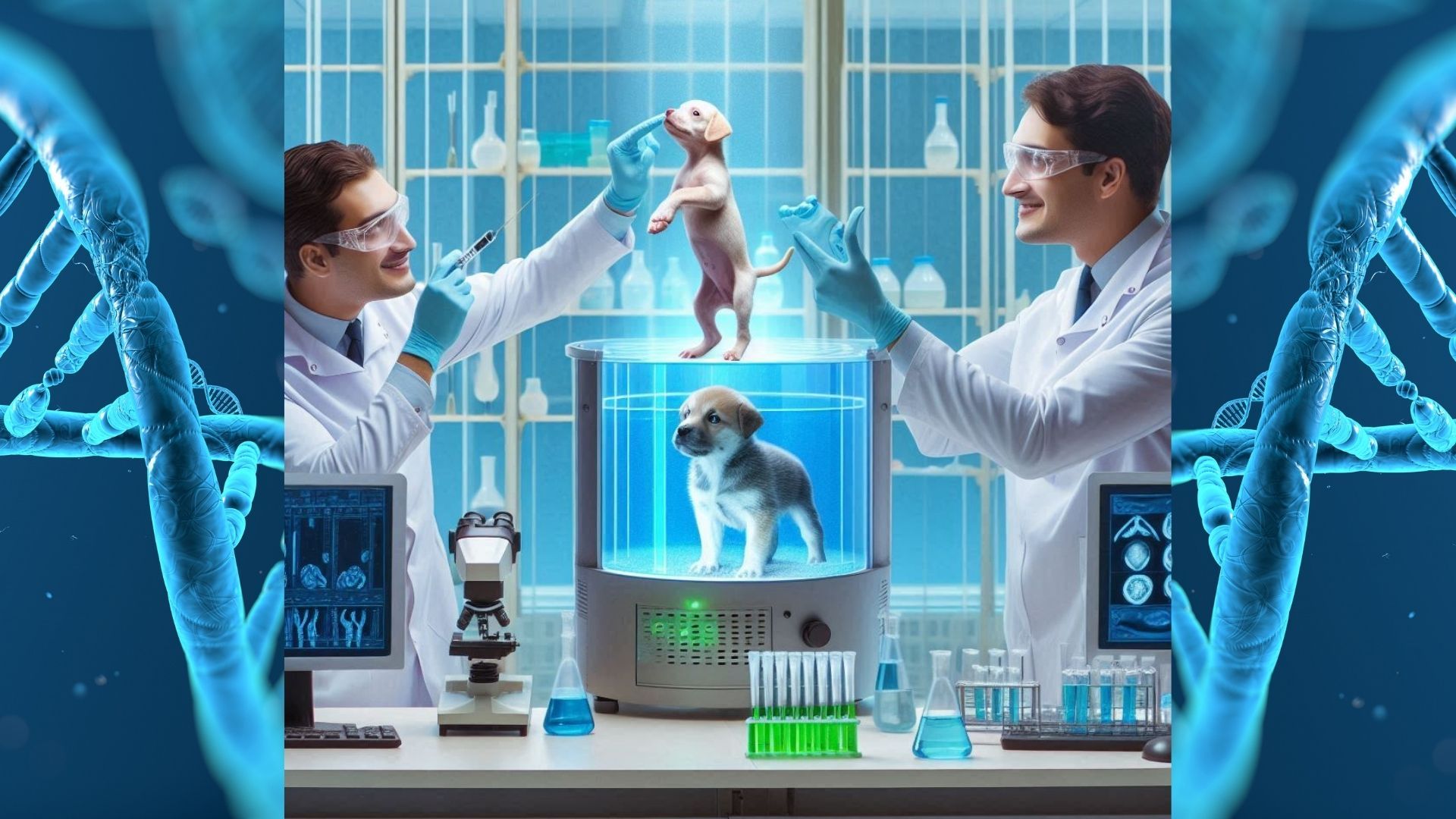 Clonar tu mascota en España cuesta 55.000 euros | Imagen generada con IA Clonar tu mascota en España cuesta 55.000 euros | Imagen generada con IA