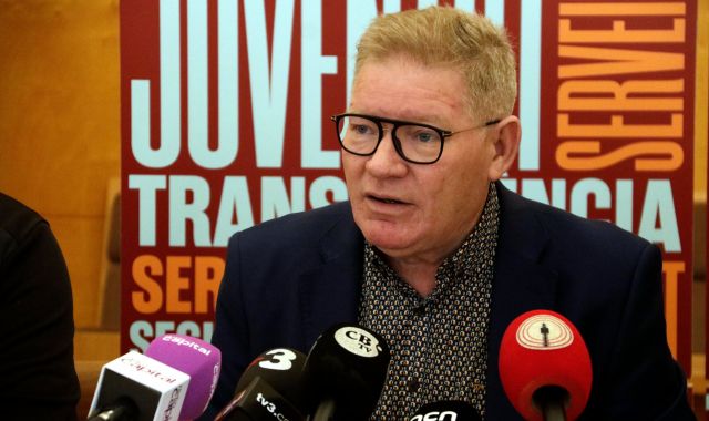 L'actual alcalde de Palafrugell, Juli Fernández, durant una roda de premsa | ACN L'actual alcalde de Palafrugell, Juli Fernández, durant una roda de premsa | ACN