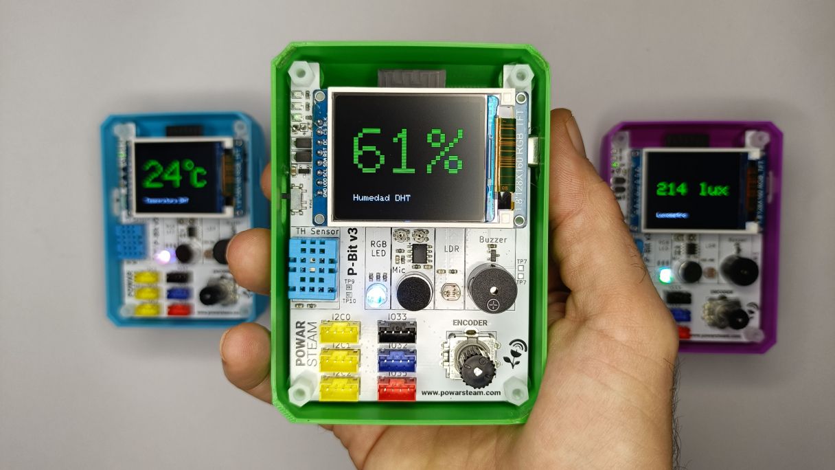 El primer producte amb el qual sortiran al mercat serà el P Bit, un petit dispositiu amb sensors per a l'educació ambiental (1)