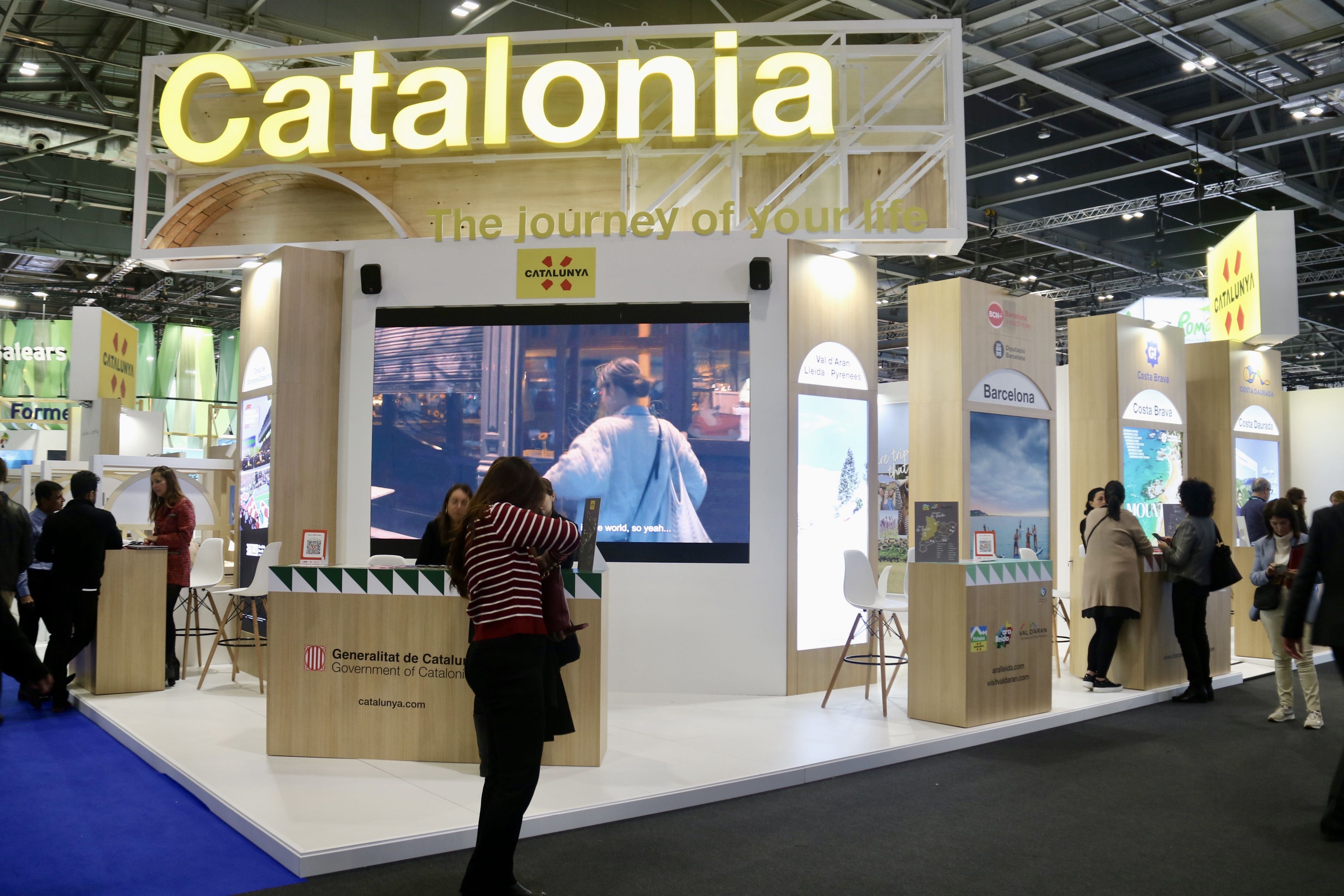 Stand de Catalunya en el WTM 2024 de Londres | ACN Stand de Catalunya en el WTM 2024 de Londres | ACN