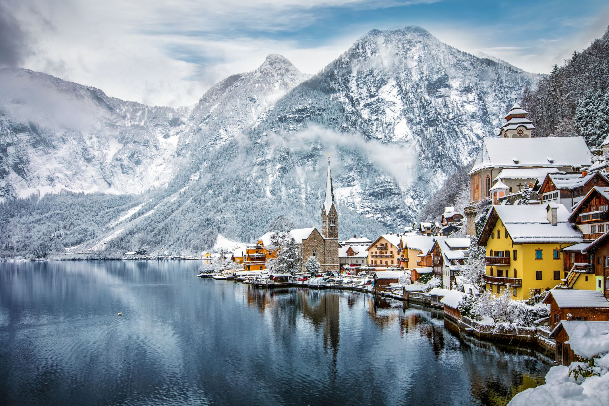 El poble de Hallstatt, als Alps austríacs | iStock El poble de Hallstatt, als Alps austríacs | iStock
