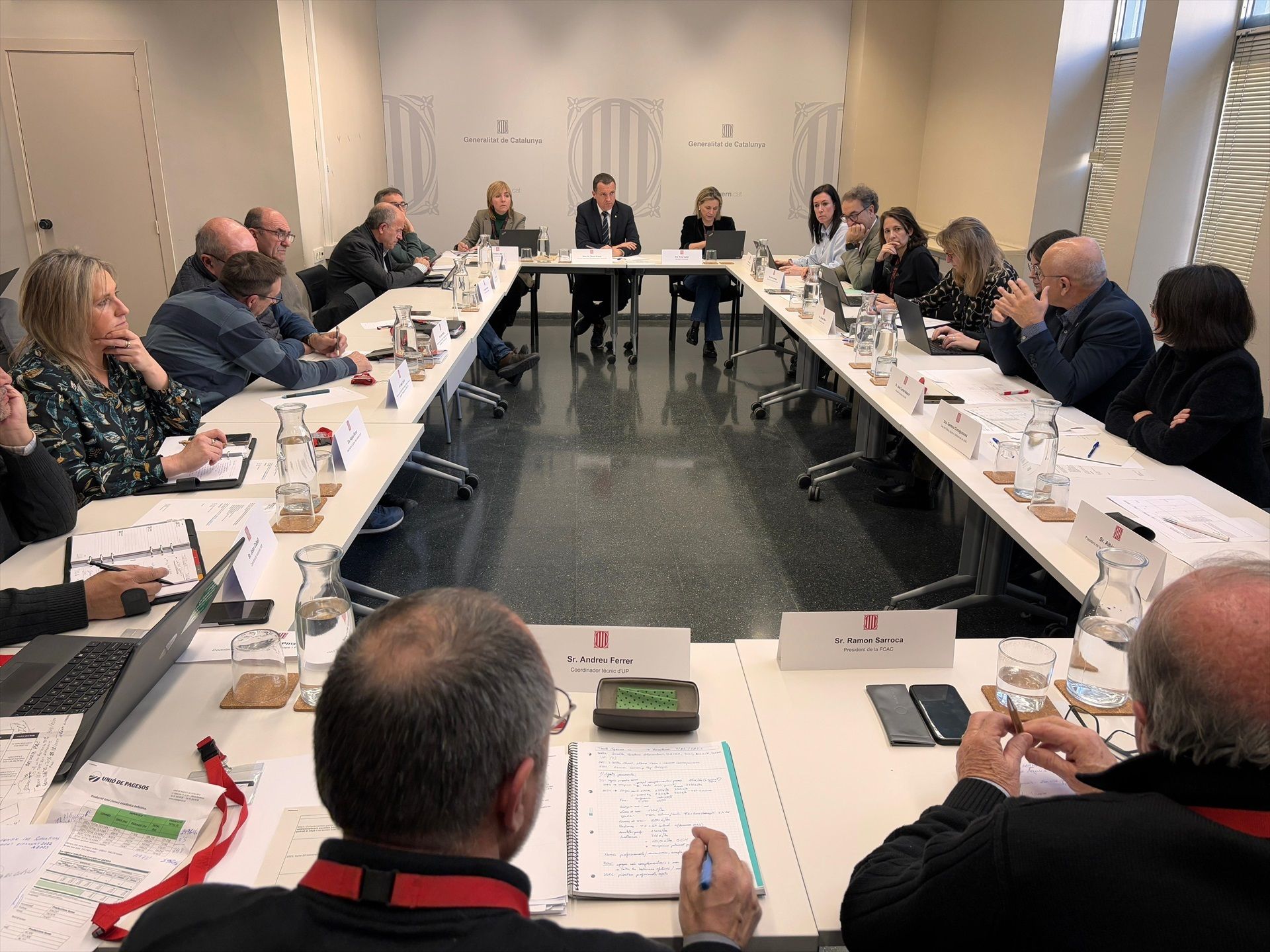 Reunió de la Taula Agrària celebrada a la Conselleria de Agricultura | Cedida Reunió de la Taula Agrària celebrada a la Conselleria de Agricultura | Cedida