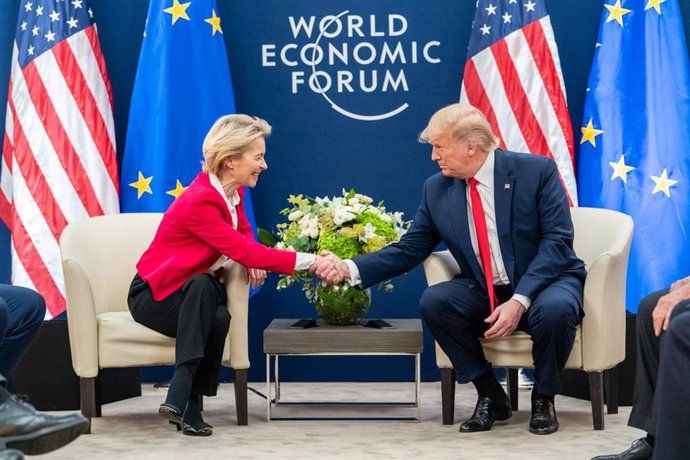 Ursula von der Leyen y Donald Trump en 2020 en el Foro de Davos | Europa Press Ursula von der Leyen y Donald Trump en 2020 en el Foro de Davos | Europa Press
