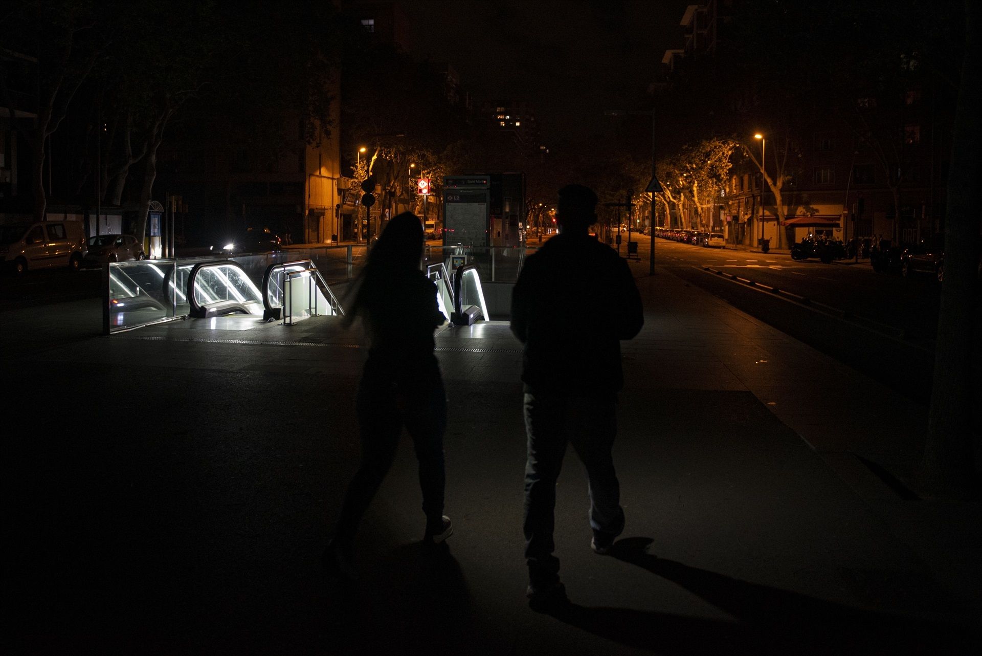 Els carrers de Barcelona sense llum la nit del 28 d'abril de 2025 | Europa Press Els carrers de Barcelona sense llum la nit del 28 d'abril de 2025 | Europa Press