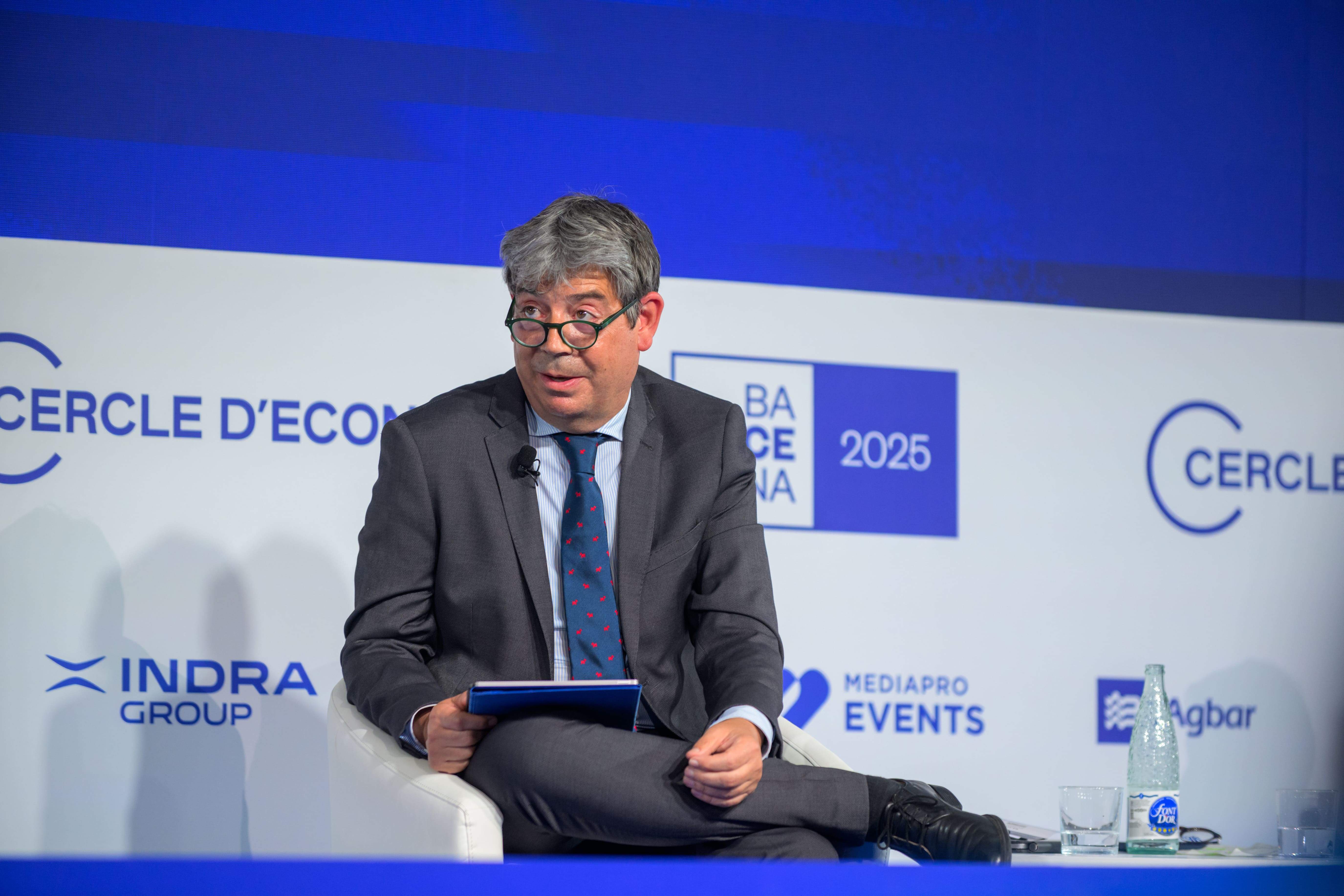 Eloi Planes, president executiu de Fluidra, durant la Reunió del Cercle d'Economia de 2025 | Cedida