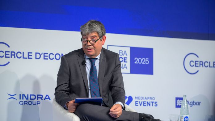 Eloi Planes, president executiu de Fluidra, durant la Reunió del Cercle d'Economia de 2025 | Cedida Eloi Planes, president executiu de Fluidra, durant la Reunió del Cercle d'Economia de 2025 | Cedida