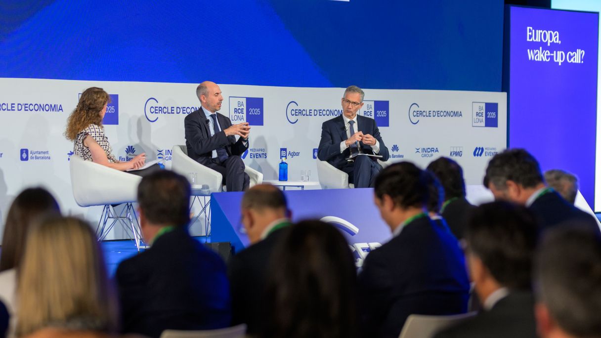 Francisco Blanch, director gerent del Bank of America i Pablo Hernández de Cos, pròxim director del Banco de Pagos Internacionales| Cedida Francisco Blanch, director gerent del Bank of America i Pablo Hernández de Cos, pròxim director del Banco de Pagos Internacionales| Cedida