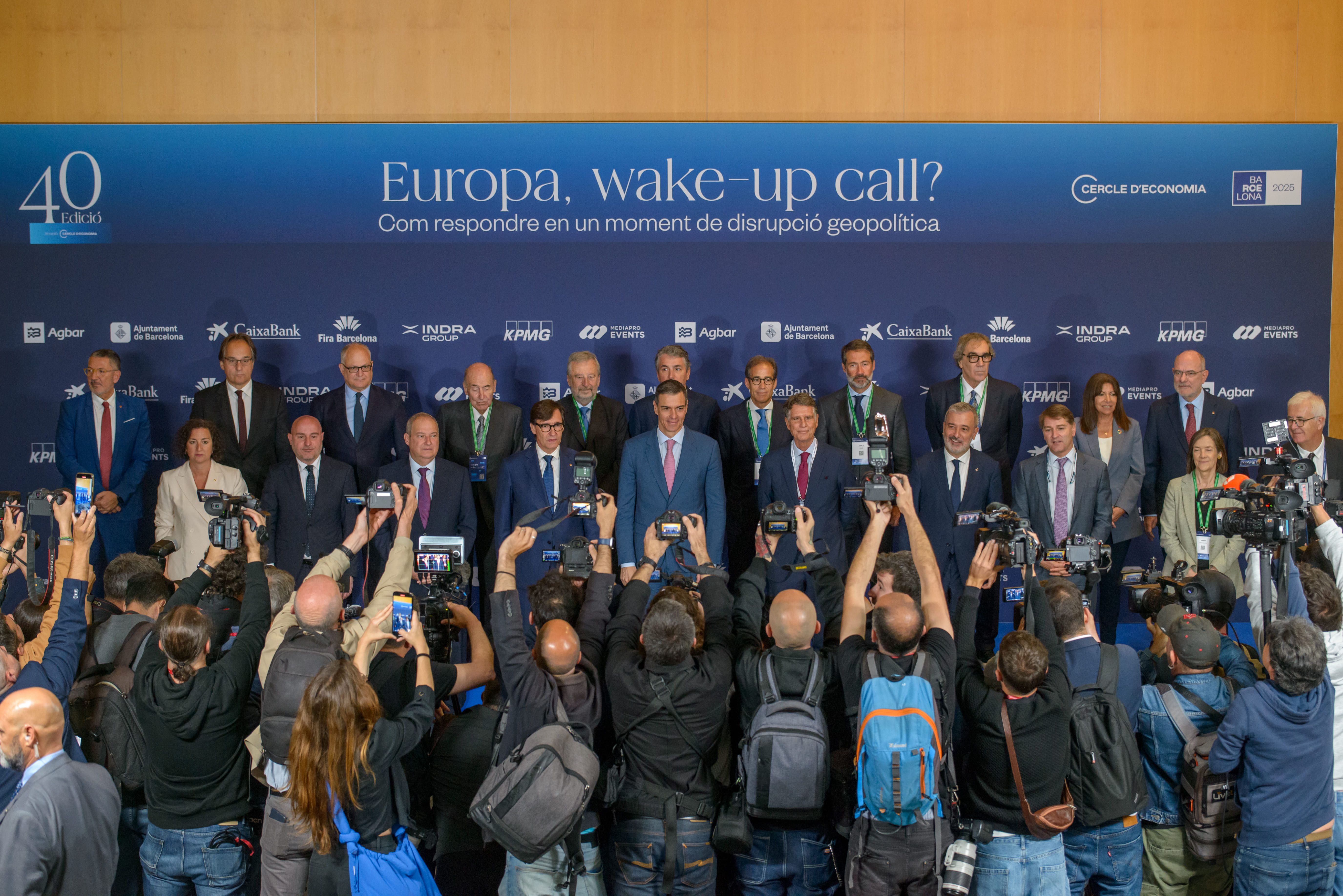 Les principals autoritats catalanes i espanyoles durant el primer dia de la 40 Reunió del Cercle d'Economia | Cedida Les principals autoritats catalanes i espanyoles durant el primer dia de la 40 Reunió del Cercle d'Economia | Cedida